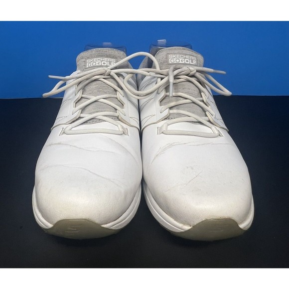 Skechers Go Golf Casual Faux Leather Golf Shoes White 14885W Lace Up Women's 8.5 - Picture 5 of 10